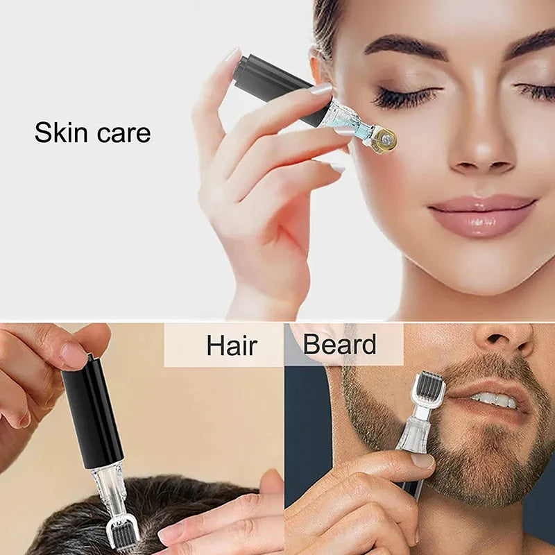 3-in-1 Lip & Beard Growth Roller with Serum